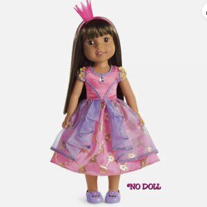 American Girl DAISY PRINCESS COSTUME for WellieWishers Doll NEW IN BOX